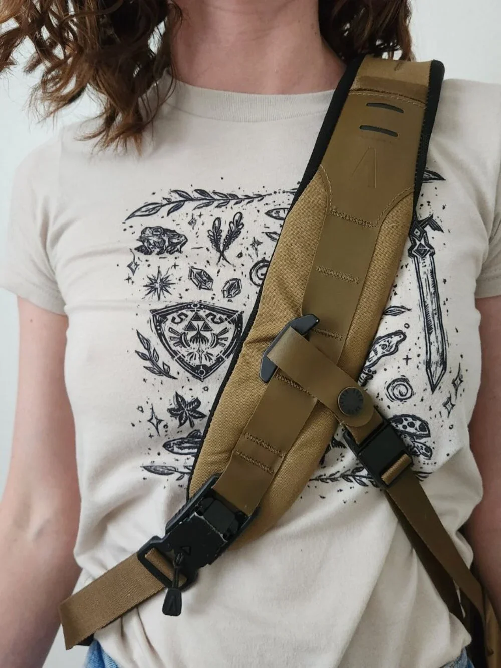 Boundary Supply Errant Sling Tan Tech Sling Laptop Crossbody Bag